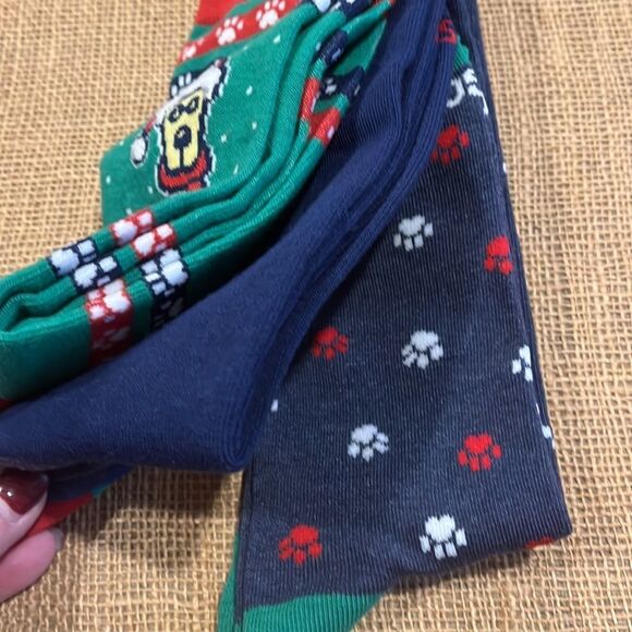 NWT Life is Good Christmas socks - Picture 3 of 3